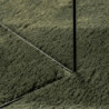 Teppich HUARTE Kurzflor Weich und Waschbar Waldgrün Ø 100 cm