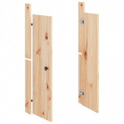 Türen für Outdoor-Küche 50x9x82 cm Massivholz Kiefer