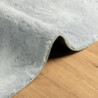 Teppich HUARTE Kurzflor Weich und Waschbar Blau 80x150 cm