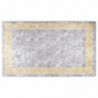 Teppich Waschbar Grau und Golden 120x170 cm Rutschfest