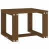 Garten-Beistelltisch Honigbraun 40x38x28,5 cm Massivholz Kiefer