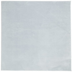 Teppich HUARTE Kurzflor Weich und Waschbar Blau 120x120 cm