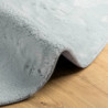 Teppich HUARTE Kurzflor Weich und Waschbar Blau Ø 120 cm