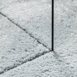 Teppich HUARTE Kurzflor Weich und Waschbar Blau 80x200 cm