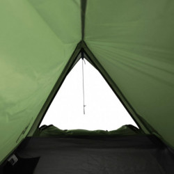 Campingzelt 2 Personen Grün 200x120x88/62 cm 185T Taft