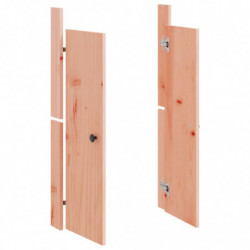 Türen für Outdoor-Küche 2 Stk. 50x9x82 cm Massivholz Douglasie