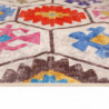Teppich Waschbar Mehrfarbig 80x300 cm Rutschfest