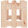 Hochbeet Lattenzaun-Design 100x30x30 cm Massivholz Kiefer