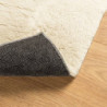 Teppich HUARTE Kurzflor Weich und Waschbar Creme 80x250 cm