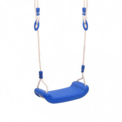 Schaukelsitze mit Seilen 2 Stk. Blau 38x16 cm PE