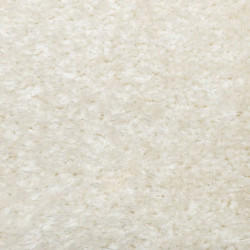 Teppich ISTAN Hochflor Glänzend Creme 120x170 cm