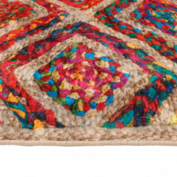 Teppich Waschbar Mehrfarbig 160x230 cm Rutschfest