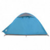 Campingzelt 2 Personen Blau 254x135x112 cm 185T Taft