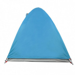 Campingzelt 2 Personen Blau 254x135x112 cm 185T Taft