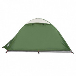 Campingzelt 2 Personen Grün 254x135x112 cm 185T Taft