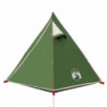 Campingzelt 2 Personen Grün 267x154x117 cm 185T Taft