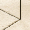 Teppich HUARTE Kurzflor Weich und Waschbar Creme Ø 160 cm