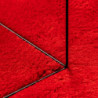 Teppich HUARTE Kurzflor Weich und Waschbar Rot Ø 160 cm