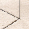 Teppich HUARTE Kurzflor Weich und Waschbar Beige 140x200 cm