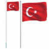 Flagge der Türkei mit Mast 6,23 m Aluminium