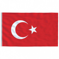 Flagge der Türkei mit Mast 6,23 m Aluminium