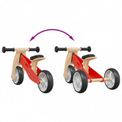Laufrad für Kinder 2-in-1 Rot