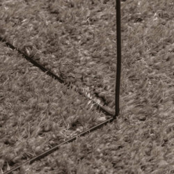 Teppich ISTAN Hochflor Glänzend Grau Ø 160 cm