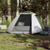 Campingzelt 2 Personen Grün 224x248x118 cm 185T Taft