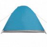 Campingzelt 2 Personen Blau 264x210x125 cm 185T Taft