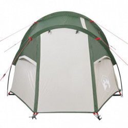 Campingzelt 4 Personen Grün 360x140x105 cm 185T Taft