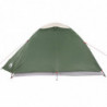 Campingzelt 4 Personen Grün 267x272x145 cm 185T Taft