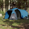 Campingzelt 3 Personen Blau 370x185x116 cm 185T Taft