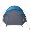 Campingzelt 3 Personen Blau 370x185x116 cm 185T Taft