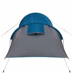 Campingzelt 3 Personen Blau 370x185x116 cm 185T Taft