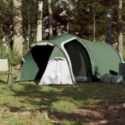 Campingzelt 3 Personen Grün 370x185x116 cm 185T Taft
