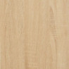 Kleiderständer mit Schuhablage Sonoma-Eiche 70x34x184 cm