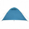 Campingzelt 4 Personen Blau 300x250x132 cm 185T Taft