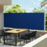 Ausziehbare Seitenmarkise 600x160 cm Blau