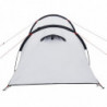 Campingzelt 4 Personen Weiß 360x135x105 cm 185T Taft