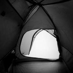Campingzelt 4 Personen Weiß 267x272x145 cm 185T Taft