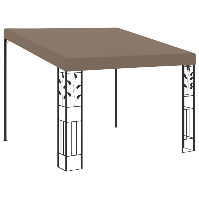 Wand-Pavillon Yamir 3x3x2,5 m Taupe