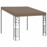 Wand-Pavillon Yamir 3x3x2,5 m Taupe