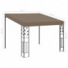 Wand-Pavillon Yamir 3x3x2,5 m Taupe