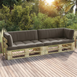 2-Sitzer-Palettensofa mit...