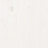 Pflanzkübel Weiß 60x60x60 cm Massivholz Kiefer
