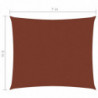 Sonnensegel Oxford-Gewebe Rechteckig 6x7 m Terracotta-Rot
