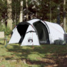 Campingzelt 3 Personen Weiß 370x185x116 cm 190T Taft
