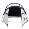 Campingzelt 3 Personen Weiß 370x185x116 cm 190T Taft