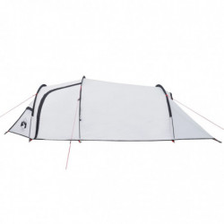 Campingzelt 3 Personen Weiß 370x185x116 cm 190T Taft