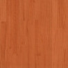 Pflanzkübel Wachsbraun 70x70x70 cm Massivholz Kiefer